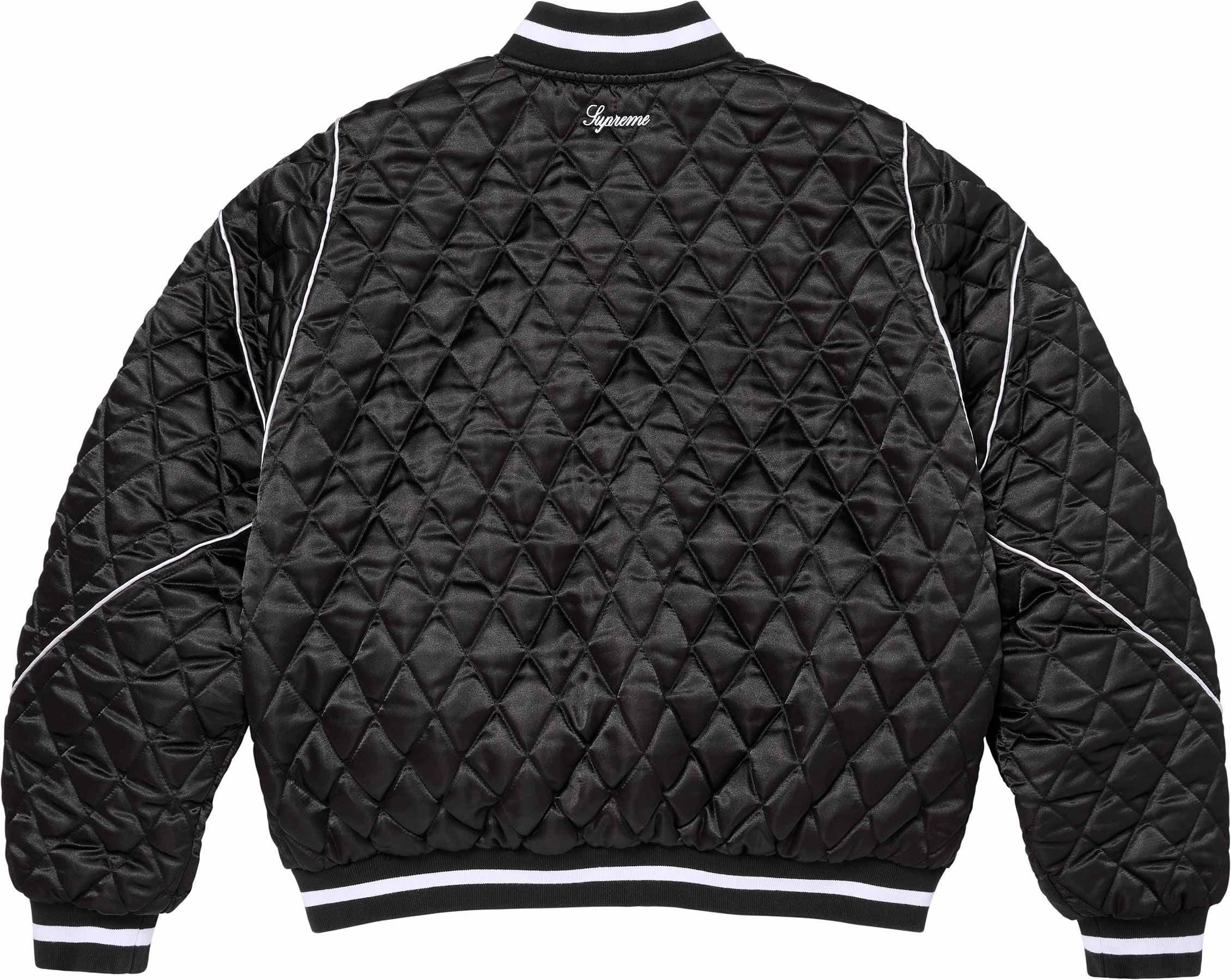Supreme®/Champion® Quilted Satin Varsity Jacket view 7
